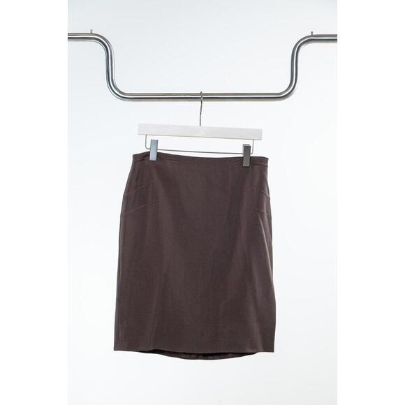 Jil Sander Brown Knee Length Skirt - Picture 1 of 3